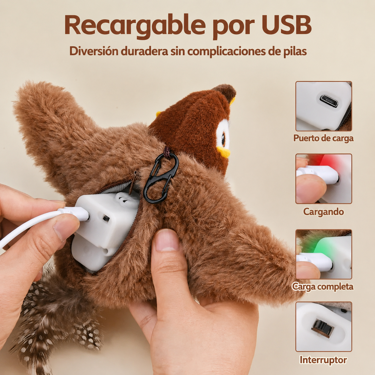 PíoCat — Pájaro interactivo para gatos